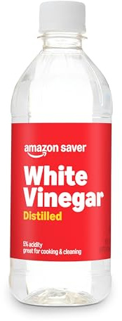 Amazon Saver, Distilled White Vinegar, Great for Cooking and Cleaning, 16 Fl Oz