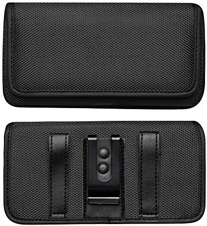 Funda para Huawei P10 Lite / P8 Lite 2015 / P9 Lite / Y5 2017, Xiaomi Mi 5 Redmi 7A, Alcatel 1 2019 Bolsita Táctica con Clip de Cinturón Soporte Móvil Nylon Bolsa de la Cintura Cover