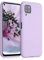 kwmobile Housse Compatible avec Huawei P40 Lite Coque - Housse de téléphone Protection Souple en Silicone - Mauve Pastel