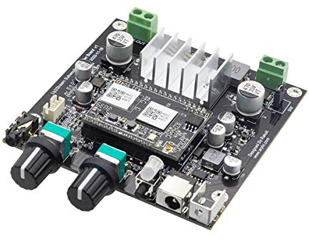 Arylic Scheda amplificatore per subwoofer, scheda amplificatore audio per casa WiFi e Bluetooth per kit altoparlanti fai-da-te. Connessione Multiroom/multizone Sync per Airplay-up2stream Amp Sub…