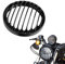 Mutuer Motorcycle Headlight Grill Cover 5 3/4 Aluminum Headlight Grill Cover for Sportster XL 883 1200 2004-2014 Black