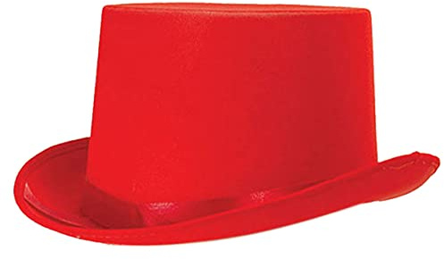 labreeze Satin Top Hat with Band Adults Victorian Fancy Dress Dance Theatre Stage Show Hat