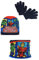 Sun City Avengers Hulk Iron Man Black Panther Kinder Jungen Winter-Set Mütze, Schal und Handschuhe (Dunkel-Blau, 52)