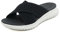 ZDQ Sandalen Damen Sommer Bequem Orthopädische Pantoletten Leichte Hausschuhe Elegant Schlappen Casual Slipper mit Weich Fussbett Schwarz 39