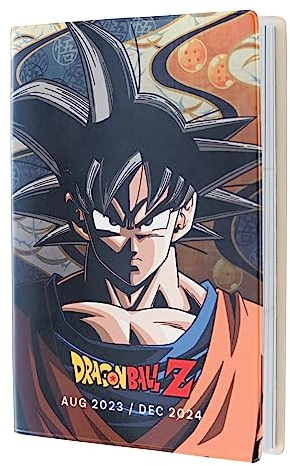 Grupo Erik Schulplaner 2023 2024 Schüler und Studierende Dragon Ball Kalender 2024 Buchkalender - Hausaufgabenheft 2023/2024 - Schülerkalender 2023 2024 Ringbuch A6 Taschenkalender Klein