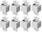 8Pcs Silver Butt Welding Clamp Aluminum Auto Panel Welding Clamp Kit for Sheet Metal Work