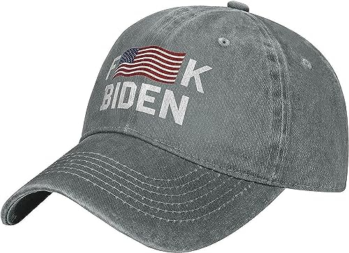 Baseball Cap Anti Joe Biden American Falg Fuck Biden Cowboy Golf Caps Mode Snapback Baseball Cap Unisex Baseballkappe Für Outdoor Running Reisen