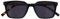 OPULIZE KOI Gafas de Lectura Para el Sol - Montura Rectangular - Lentes Tintadas UV400 - Visión Óptima - Negro - Hombre Mujer - Bisagras de Muelle - S50-1 +1.50