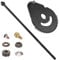ZHONGXIA 738-0919 Lenkwelle mit Buchse & 617-04094 Lenkgetriebe-Set, kompatibel mit Cr-aftsman MTD Troy-Bilt Rasenmäher 38-0919A 948-0389 710-1309 941-0656A 753-04517 738-0919B Lenkwelle