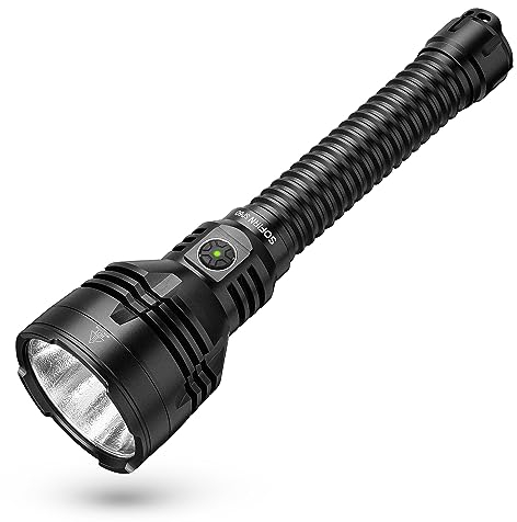 weneasker LED Taschenlampe USB Aufladbar, Sofirn SP60 Superhelle Taschenlampe 6800 Lumen 915 Meter Lange Leuchtweite Suchscheinwerfer für Jagd Suche und Rettung