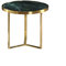 Moderne Sofatische Light Luxury Side Table Runder Couchtisch Einfaches Sofa neben Kleintisch, Edelstahl/Marmor Wohnzimmer Beistelltisch(A)