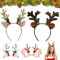 Lot de 6 Bandeaux de Noël en Forme de Bois de Sapin - Serre-tête Festif - Décoration pour Enfants et Adultes - Accessoires de Cheveux pour Cosplay