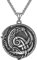 Exquisiter Schmuck,Halsketten mit Anhänger, Nordische Mythologie Wikinger-Raben-Halskette Herren/Damen Edelstahl Vintage keltischer Odin-Krähen handgefertigtes heidnisches Amulett