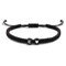 EVEMATE Armband mit Buchstabe und Herz für Freunde und Paare - Initiale A-Z Name - Geflochtenes Freundschaftsarmband für Frauen, Männer und Kinder (E)