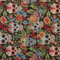 Kt KILOtela - Polsterstoff, Jacquard Gobelin, Stuhlbezug, Kissen, Kopfteil, Sofa, Taschen, verschleißfest, Nähen, 100 cm Länge x 280 cm Breite, Totenköpfe, Schwarz, 1 Meter