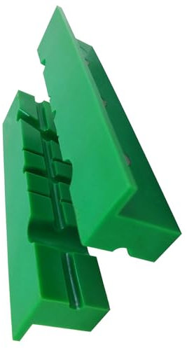 Schraubstock-Backenschutz-Kissen, geeignet für Oberflächenschutz und Kratzschutz, in verschiedenen Materialien, 2 Stück