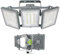 STASUN LED Flutlicht Außen, 150W 15000LM 6000K Dämmerungssensor Außenbeleuchtung mit Fotozelle, IP66 Wasserdicht, 3 Köpfe Verstellbare Weitwinkel-Außenbeleuchtung für Parkplatz, Garten, Stadion