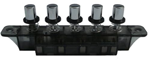 Zunishaone Interruttore tastiera per cappa aspirante - Piano a 5 pulsanti | Accessorio durevole per cappa aspirante, asciugacapelli, ferro da stiro e altri elettrodomestici da cucina, facile da i