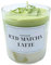 Iced Matcha Latte Kerze Handgemachte Sojawachskerze im Glas Nachhaltig Vegan Vanille Duft Geschenk Frauen