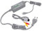 WICAREYO Netzteil EU Ladeadapter Mit 1.8M AV RCA Video Composite Kabel Kompatibel für Wii U Gamepad