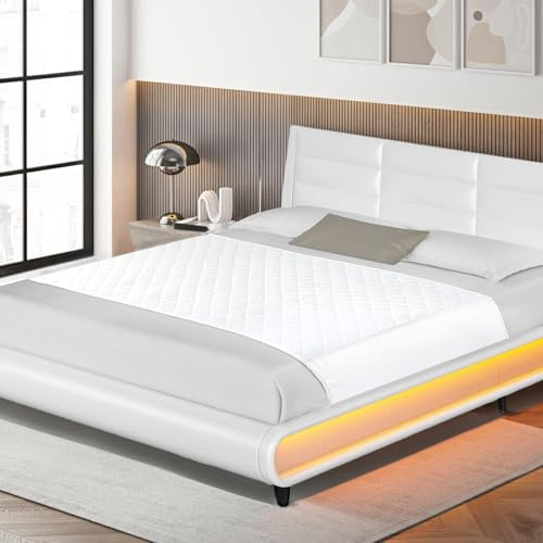 Incontinence Bed Sheets for Adults & Kids,100% Waterproof Mattress Protector Sheets, Reusable and Washable Bed Pad with Tucks (Single 86 x 91 cm)