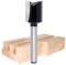 Akylin Straight Two Flute Router Cutter Bit, 1/4 Inch Shank Tungsten Carbide Router Cutter, 15.9mm Cut Diameter & 20mm Cut Length Double Flute Straight Cutter