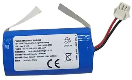 Batteria: Alta Capacità, Compatibile Con Ecovacs DG500, Batteria 2600 MAh M26-4S1P For Robot Pulitore Elettrico Con Lunga Durata In Standby(2 PCS)