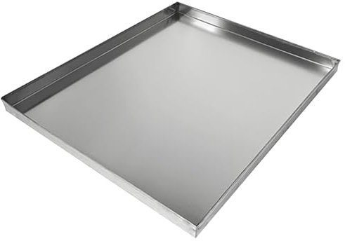 WAMJ AQDY Bandeja de Repuesto para Jaula de Perro, Bandeja de Repuesto de Acero Inoxidable para Jaula, Fácil de Limpiar, a Prueba de Fugas, Mordidas y Grietas(70x50x5cm(27.6x19.7x2.0in))