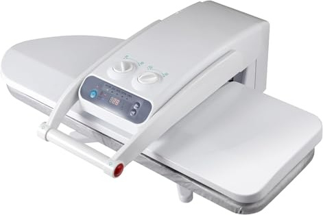 STWBHW 1800W Large Steam Press Machine with LED Screen,Clothes Press Machine for Home Business Digital Steam Press for Clothes,Large 800x310mm Plate for Bedding, Pillowcases, Napkins