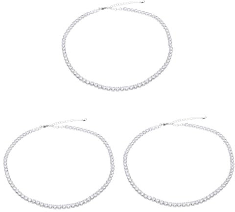 Homoyoyo Collier En Sterling Pour Femme - Sautoir Élégant De Zircons - Bijoux Avec Et Foulard Idéal Pour Toutes Occasions