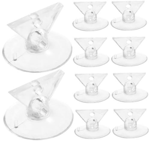 Cabilock Changeur D'ampoule Ventouse Transparent 30mm pour Mini-ampoules Gu10, Outil de Retrait Réutilisable pour Ampoules Encastrées, Accessoire Pratique 10 Pièces, Usage en Éclairage