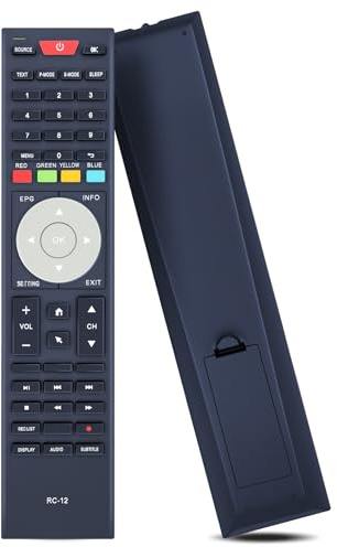 GOUYESHO RC-12 Remote Control Replacement Compatible with QANTEC 65 4K UHD HDR Smart TV QT5523DLEDS QT5023DLEDS QT6523DLEDS QT7523DLEDS QT3223DLEDS