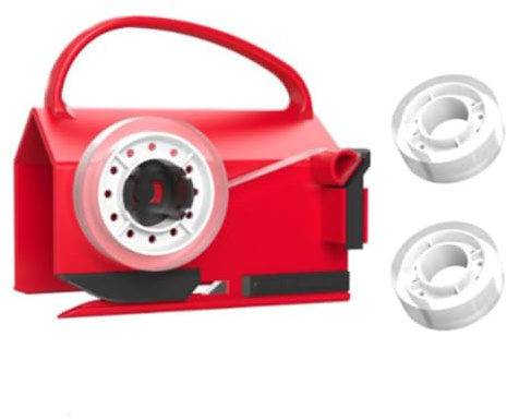 Pissente Coupe-papier en Rouleau avec Poignée, Conception Ergonomique pour l'Emballage de Cadeaux, Comprend un Distributeur de Ruban Adhésif pour un Emballage Cadeau sans Tracas
