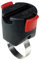 KLICKfix Zubehör Miniadapter mit Seilschlosshalter, One Size, Schwarz, 0501B