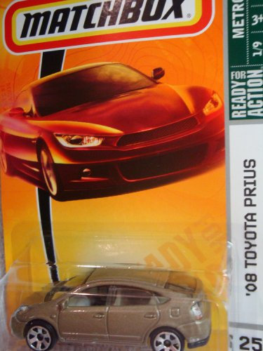 Matchbox Toyota Prius Metro Rides Serie Tan #25 Olive 1/64 Maßstab