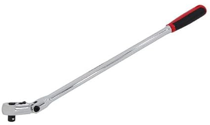 Neilsen CT0817 3/8 inch Drive Flexi-Head Ratchet with 72 Tooth Mechanism, 457mm Long with Swivel Head
