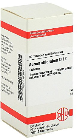 DHU Aurum chloratum D12 Tabletten, 80 St. Tabletten