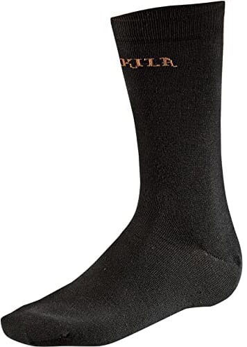 Härkila | Coolmax II liner Socke | Professionelle Jagd Kleidung & Jagd Zubehör für Herren & Damen | Skandinavische Qualität Made to Last | Black, XL