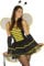Maylynn 12204 - Costume d'abeille Sexy - 5 pièces - XS (36/38)