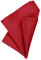 DonDon Herren Einstecktuch 21 x 21 cm formstabil und verstellbar für feierliche Anlässe rot