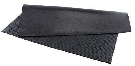 Polstermaterial Matte, Schwarz mit Profil, 50 cm breit, Länge: 30 cm, ca. 3,0 mm dick