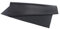 Polstermaterial Matte, Schwarz mit Profil, 50 cm breit, Länge: 30 cm, ca. 3,0 mm dick