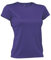 Asioka 356/16 Camiseta Técnica de Manga Corta, Mujer, Lila, L