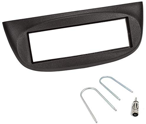 Kit Montage autoradio façade 1 DIN Renault TWINGO/Wind 2 II Noir