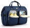 Pomelo Best Wickeltasche mit wasserdicher Wickelunterlage und 2 Kinderwagen Haken verstellbare Schultergurt multifunktionale Umhängetasche Reisetasche für Unterwegs