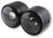 SHIN YO LED Hauptscheinwerfer TWIN, schwarz, seitliche Befestigung (Black)