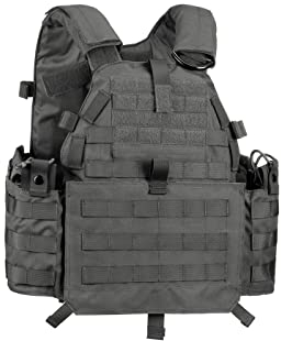 Invader Gear Airsoft 6094A-RS Molle Plate Carrier, Wolf Grey