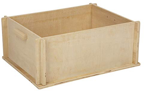 Kerbl 81800 Buddelkiste, Kaninchen/andere Nager, Holz naturbelassen 50x39x20cm