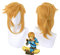 Die Legende von Zelda: Atem der Wild Link Kurze Cosplay Perücken Goldener Pferdeschwanz Hitzebeständiges Haar Cosplay Kostüm Perücke