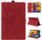 Auslbin Funda para Galaxy Tab A7 10.4 2020,Funda de Cuero PU con Función Auto-Reposo/Activación,Funda Compatible Samsung Galaxy Tab A7 10.4 Pulgadas SM-T500/T505/T507,Rojo